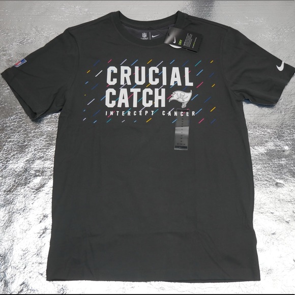 Men’s Tampa Bay Buccaneers Nike 2021 NFL Crucial Catch Performance T-Shirt - Picture 2 of 6